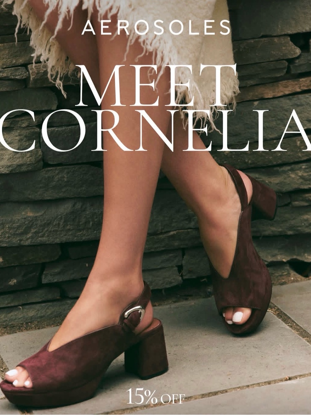 Aerosoles Cornelia Suede heels, NIB, size 6, burgundy - Picture 2 of 5